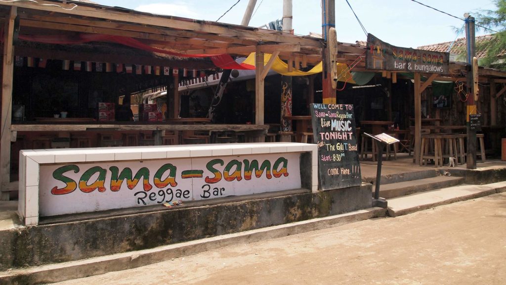 Sama Sama Reggae Bar, Gili Trawangan