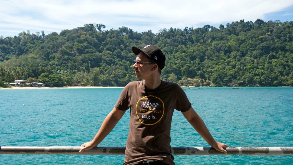 Marcel am Juara Beach Jetty auf Tioman