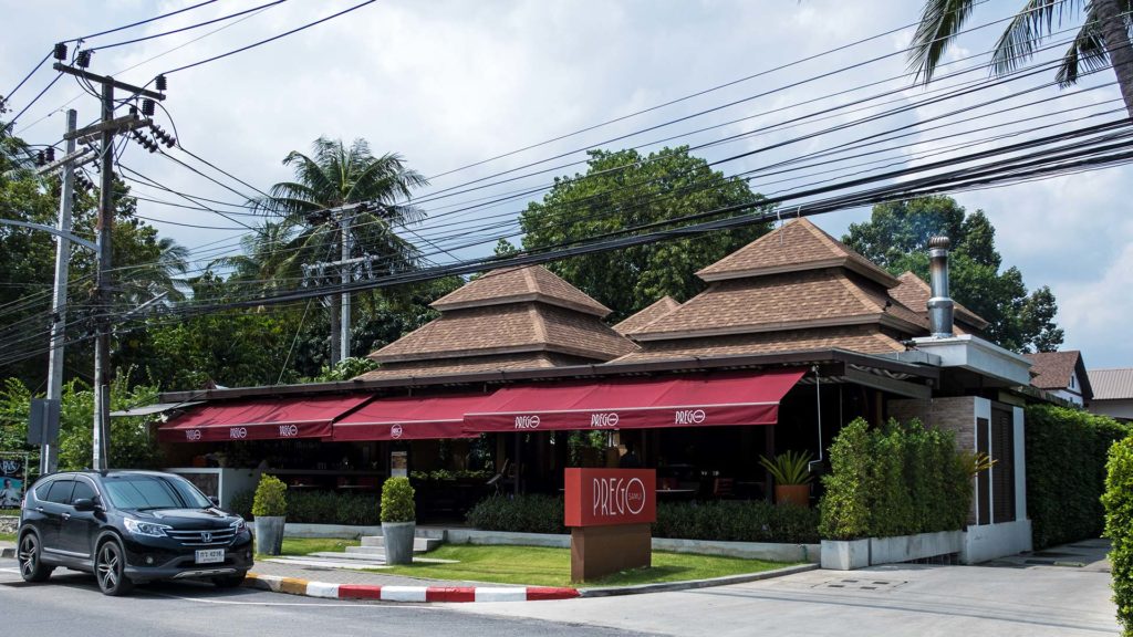 The Italian Prego Restaurant of the Amari Koh Samui