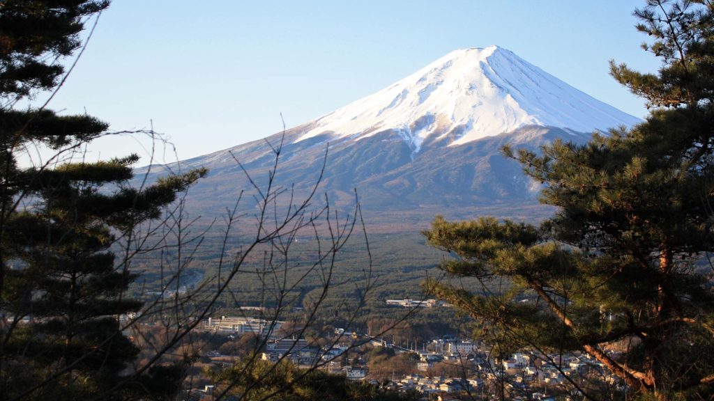 Der Mount Fuji, der höchste Berg von Japan