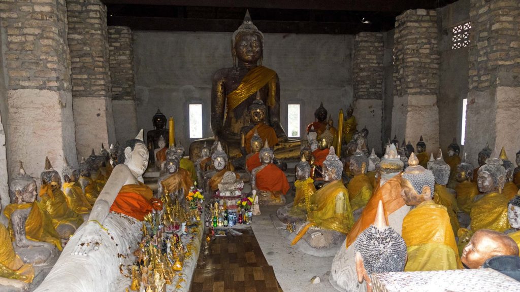 Das Haus der Tausend Buddhas im Wat Samret Tempel auf Koh Samui