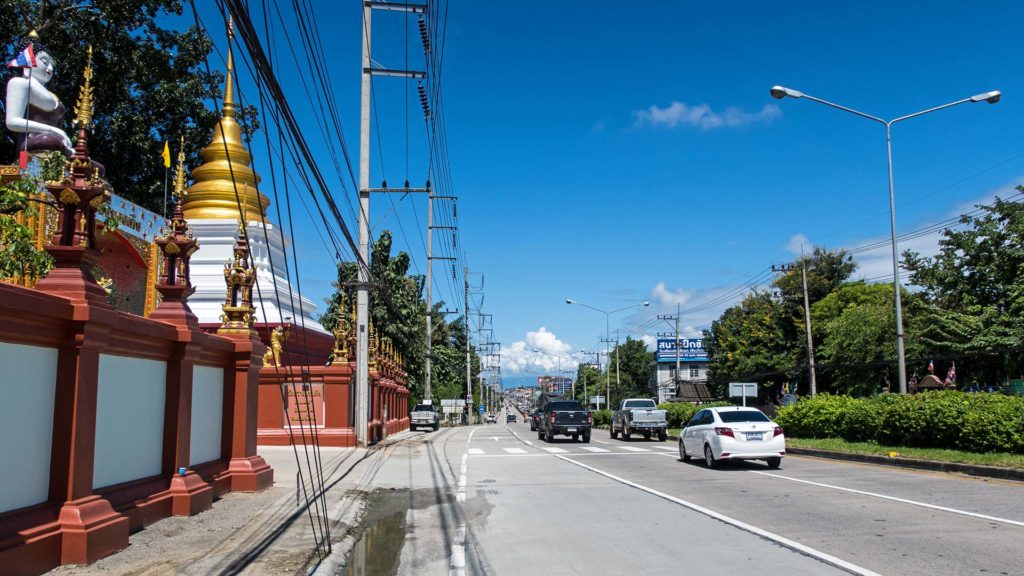Highway von Chiang Mai Richtung Pai