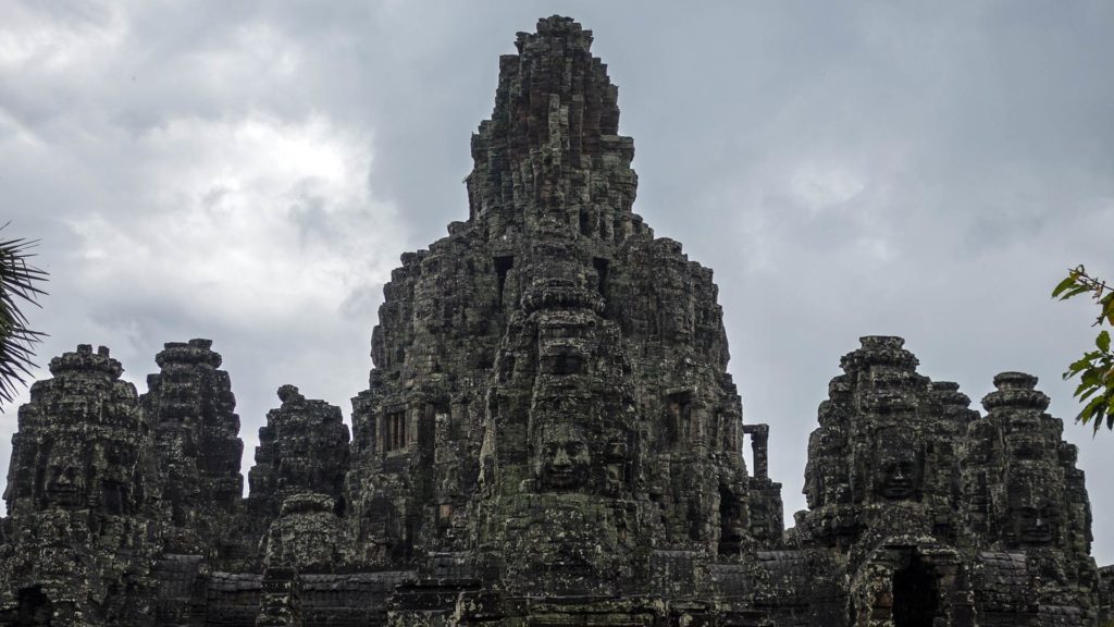Die Gesichter von Bayon bei Angkor Thom
