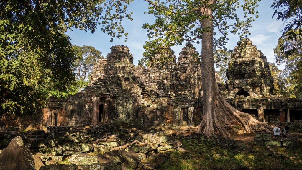 Tempelruinen im Banteay Kdei Tempel, Angkor
