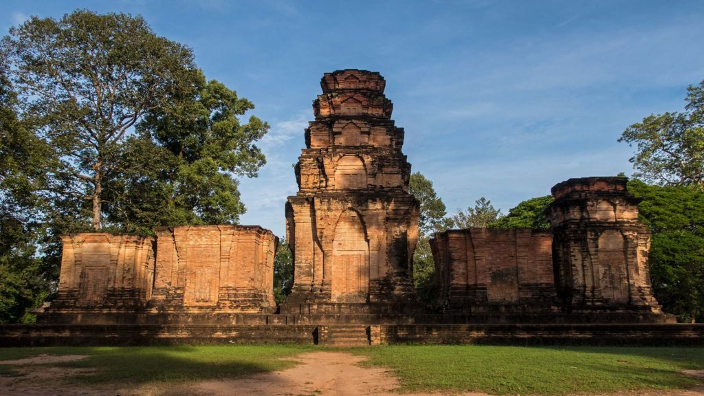 Der menschenleere Prasat Kravan Tempel von Angkor