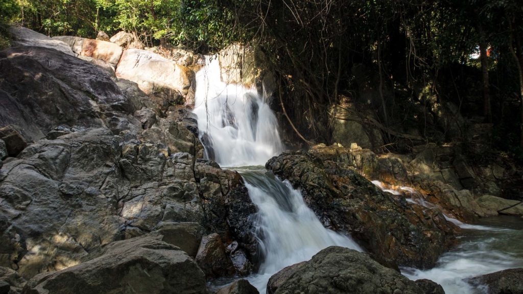 The Namuang Waterfall 2 of Koh Samui