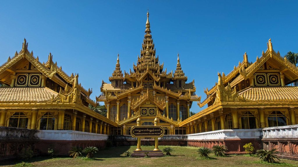 Der goldene Kanbawzathadi Palace