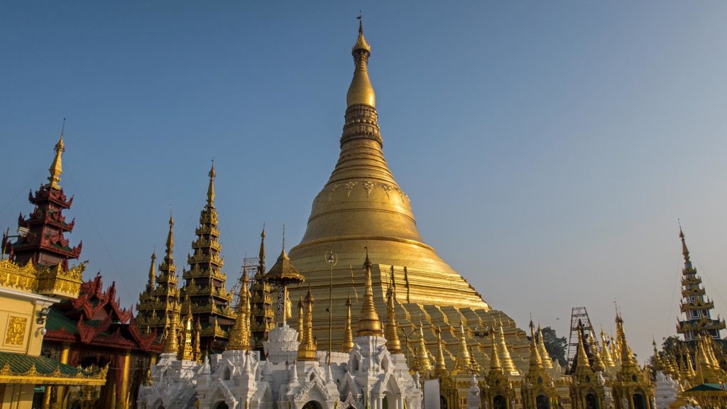 Die beeindruckende Shwedagon Pagode von Yangon