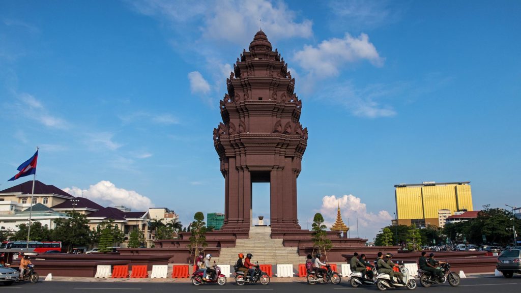 Das Unabhängigkeitsdenkmal von Kambodscha in Phnom Penh