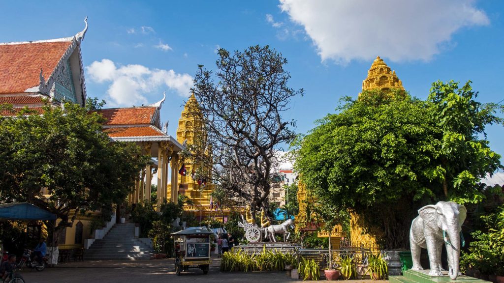 Wat beeindruckende Wat Ounalom in Phnom Penh