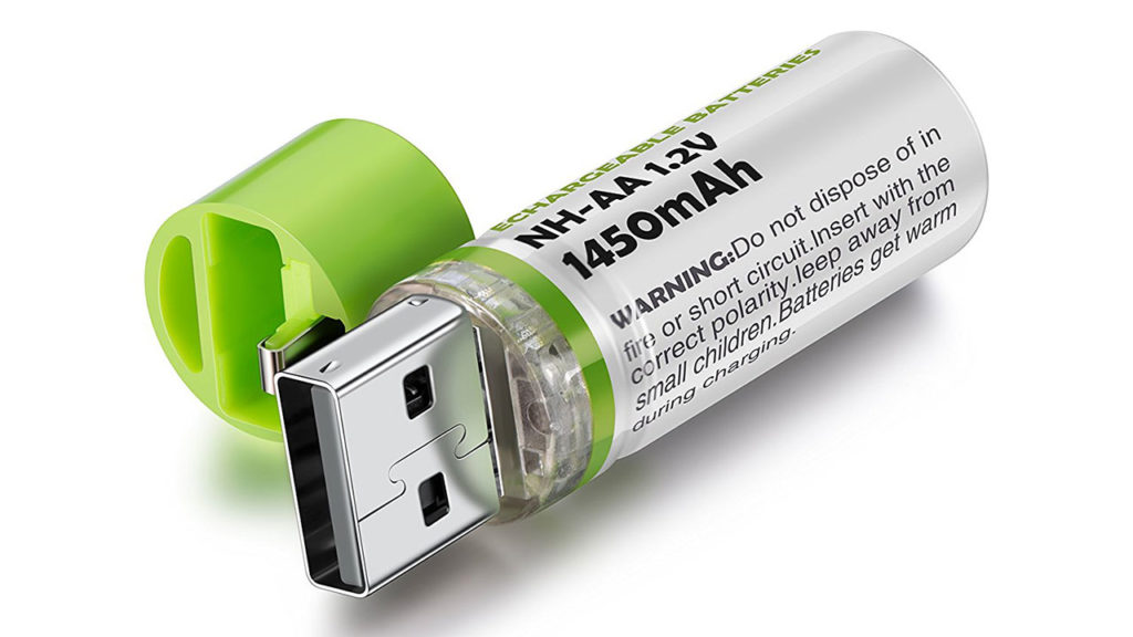 Rechargeable USB batteries for the holidays