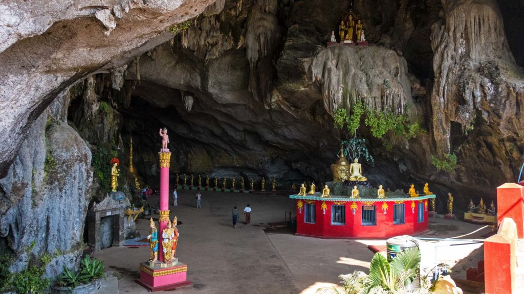 Die Sadan Cave von Hpa-An, Myanmar