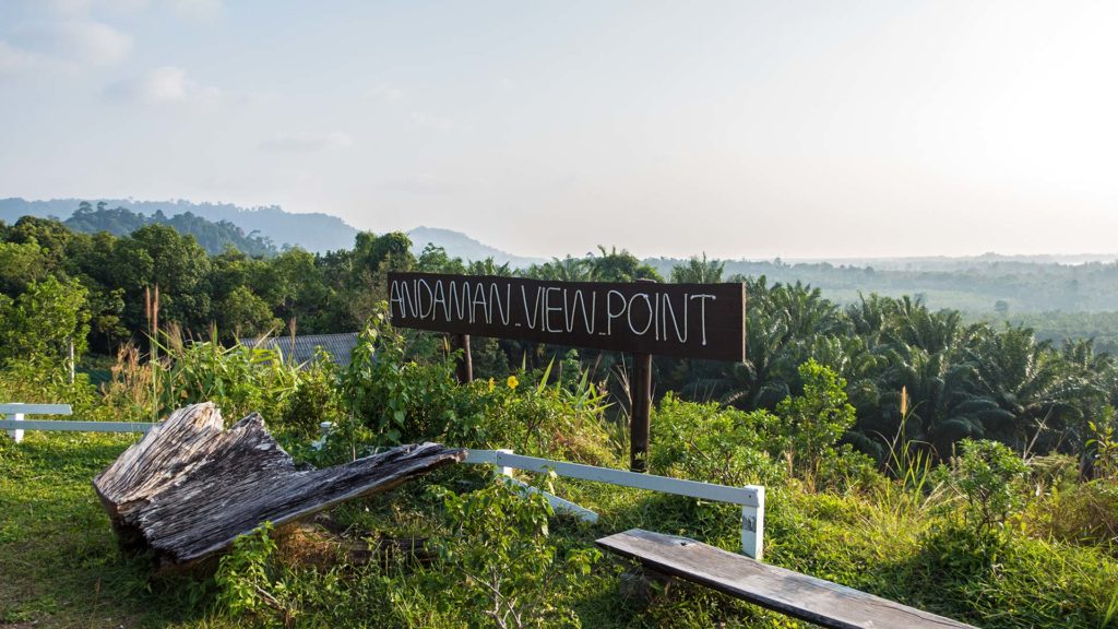 The view from the Andaman Viewpoint in Khao Lak