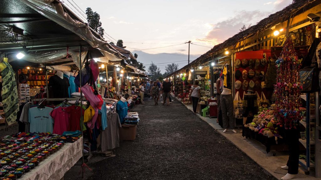 The night market of Bang Niang, Khao Lak