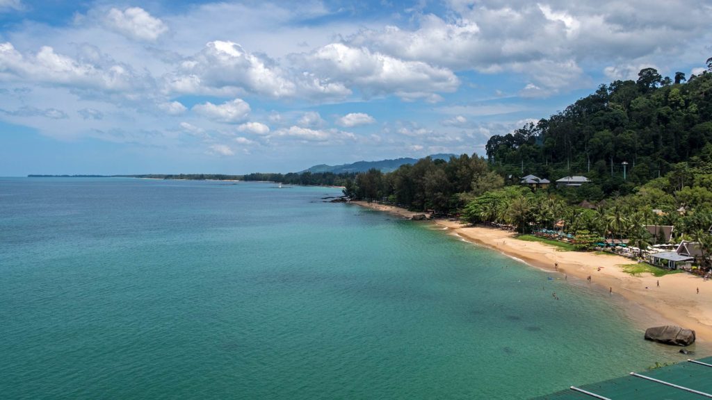 View of the beaches of Khao Lak