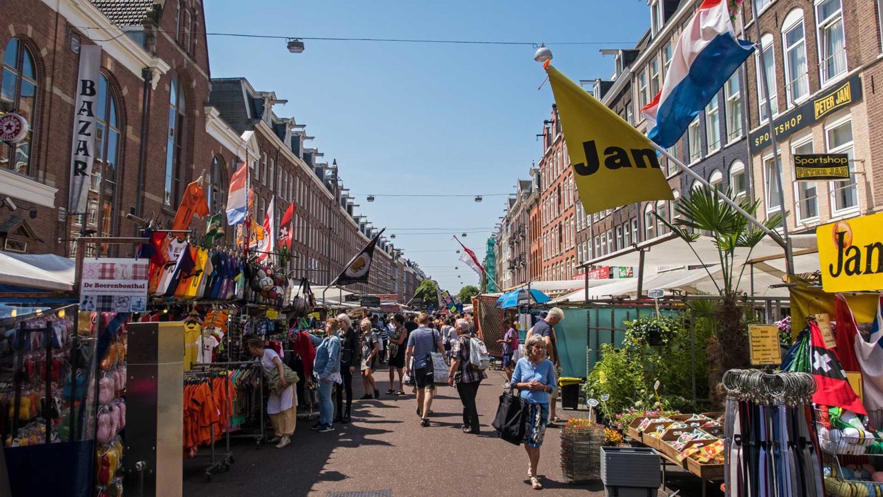 Amsterdams berühmter Albert Cuypmarkt