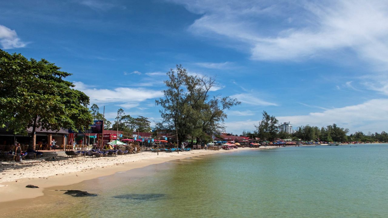 Der Ochheuteal Beach in Sihanoukville