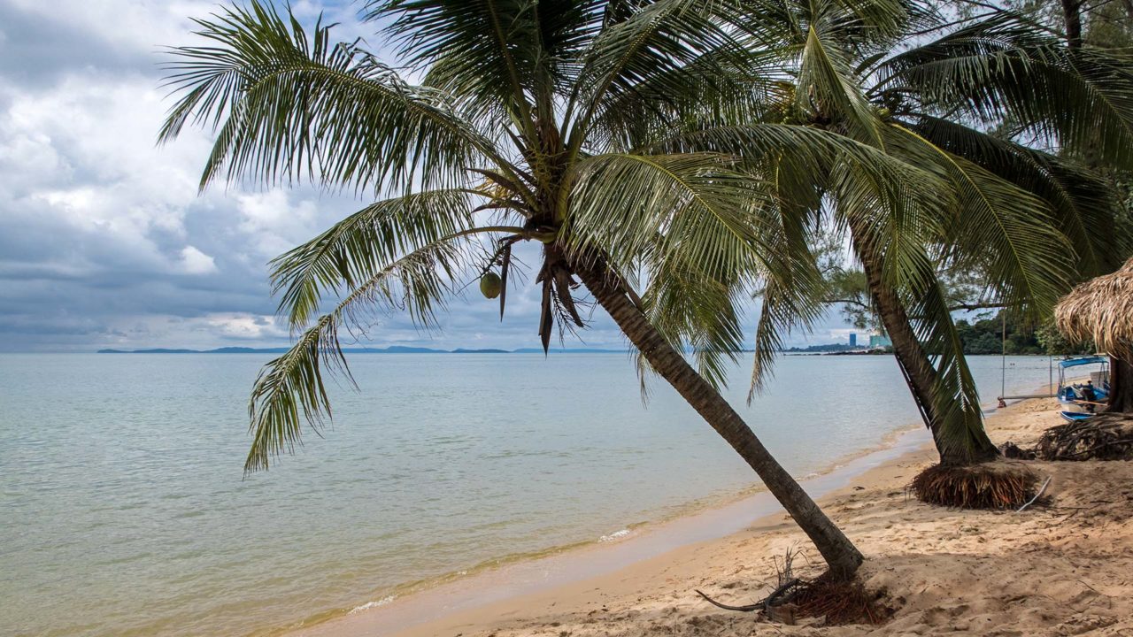 Otres Beach mit Aussicht auf Sihanoukville