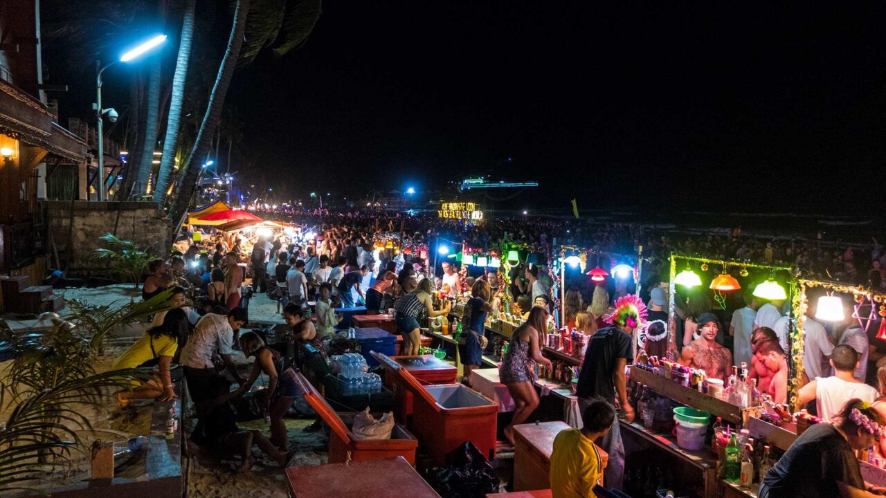 thailand beach party full moon