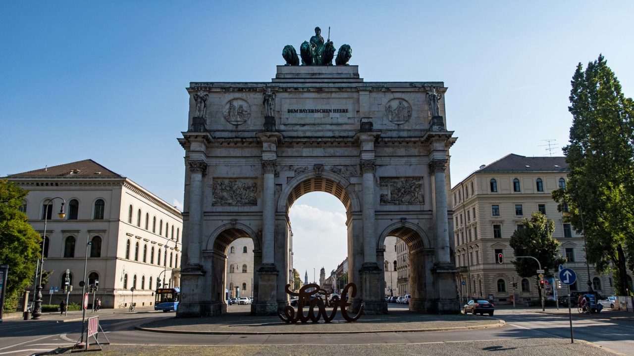 The Victory Gate of Munich