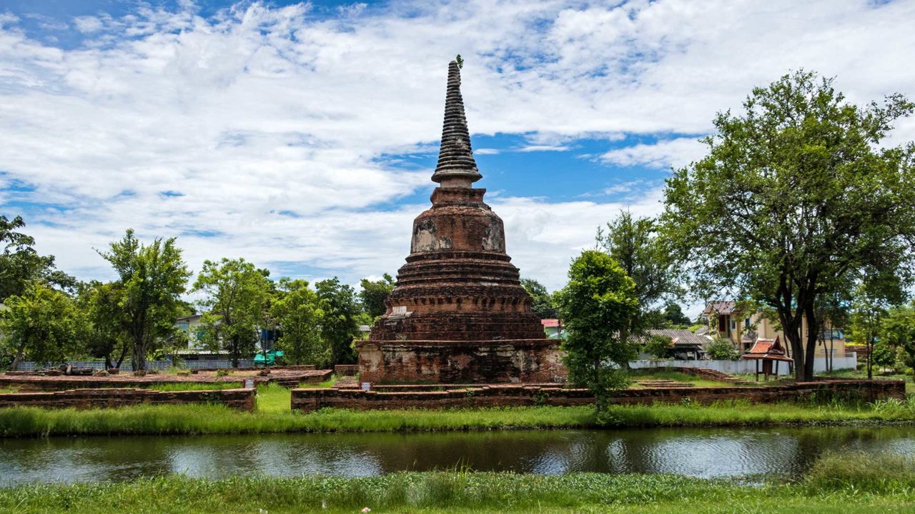 Chedi des Wat Hasadavas in Ayutthaya