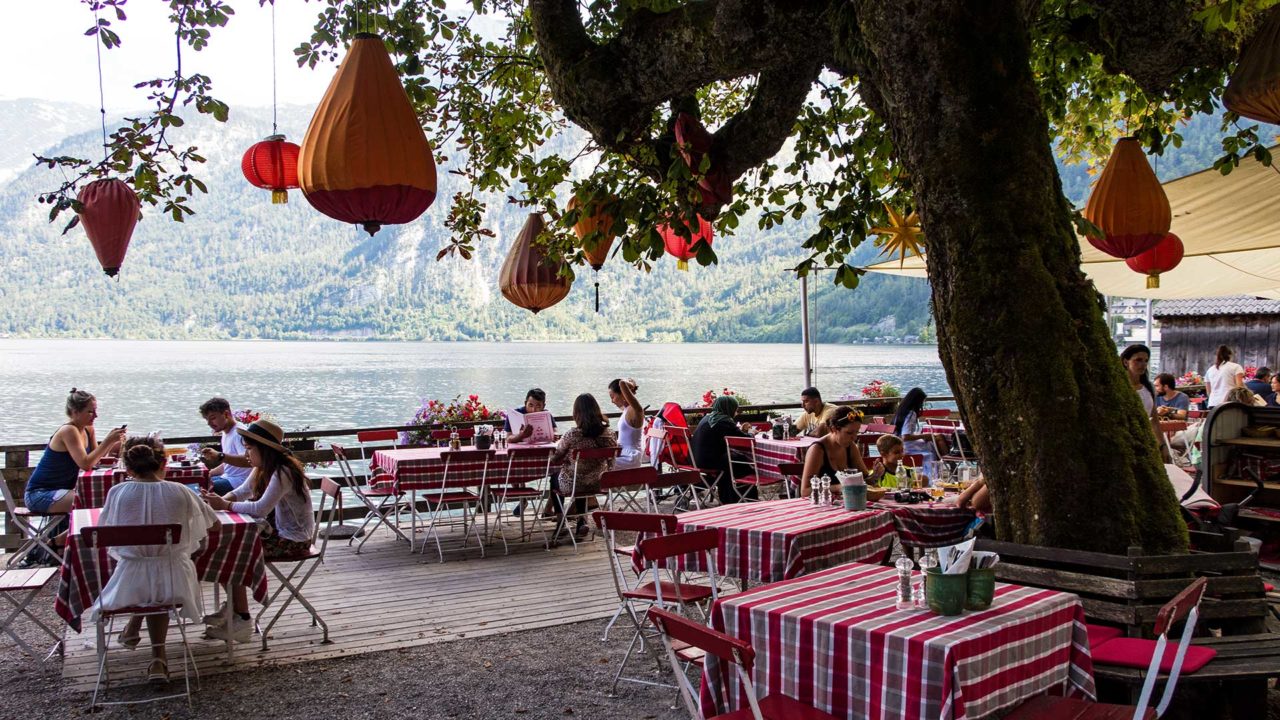 Restaurant at the Lake Hallstatt