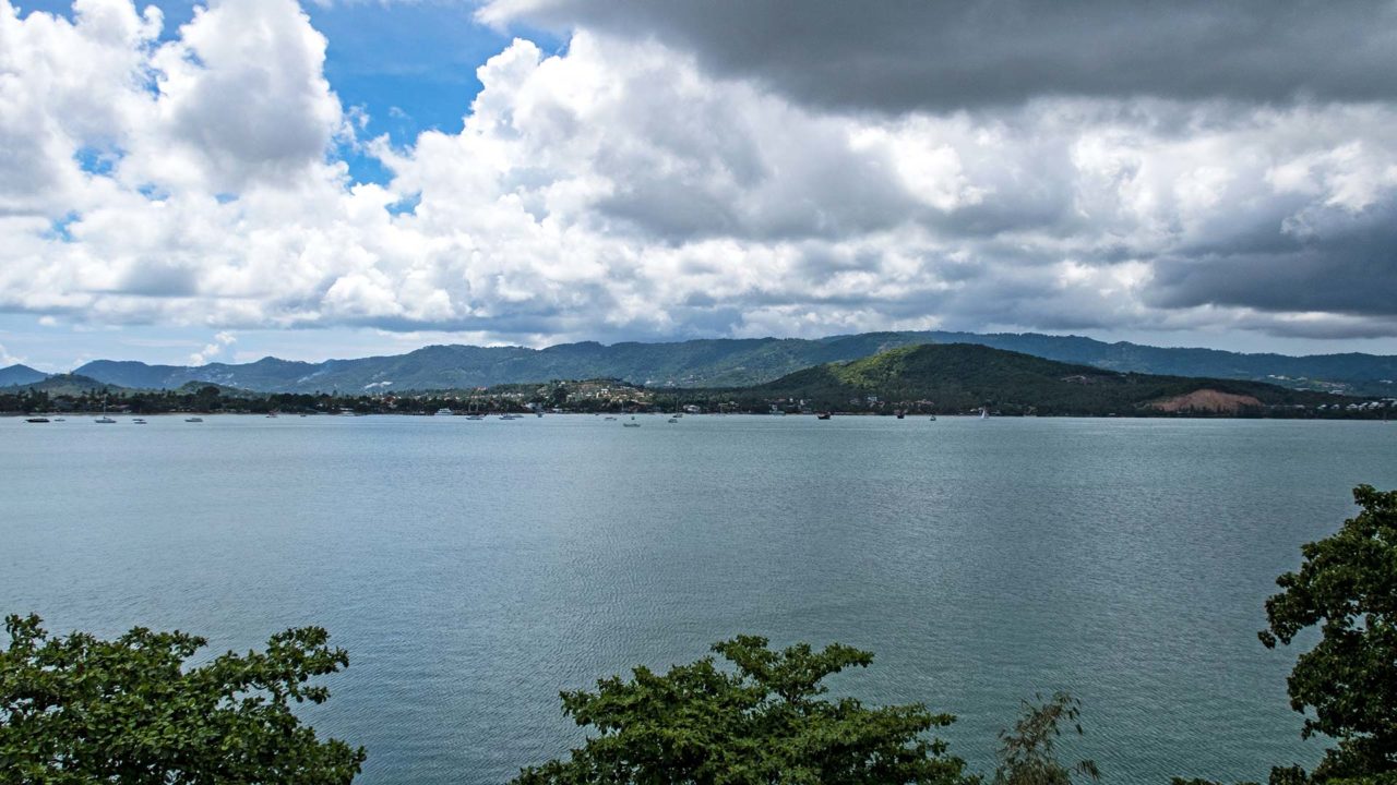 The view from the Big Buddha overlooking Bangrak, Koh Samui