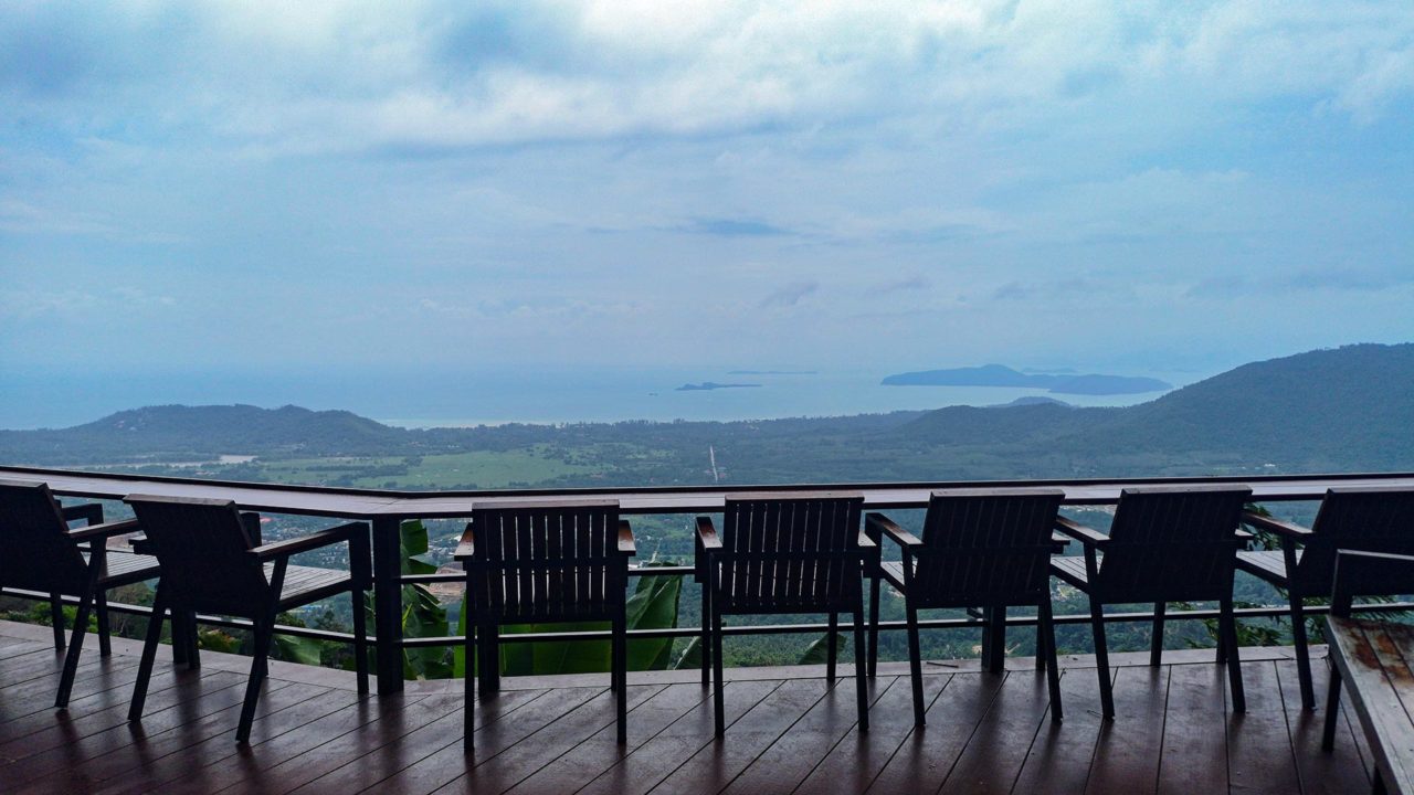 View from the Giant Summit on the south of Koh Samui