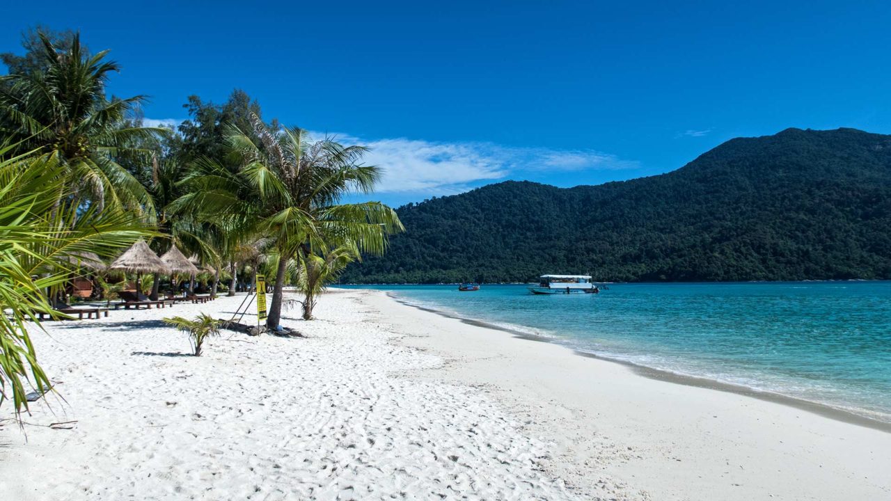 The beautiful Sunrise Beach on Koh Lipe