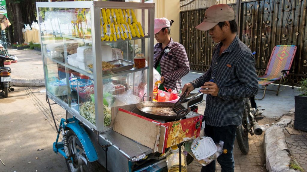 Garküche in Phnom Penh, Kambodscha