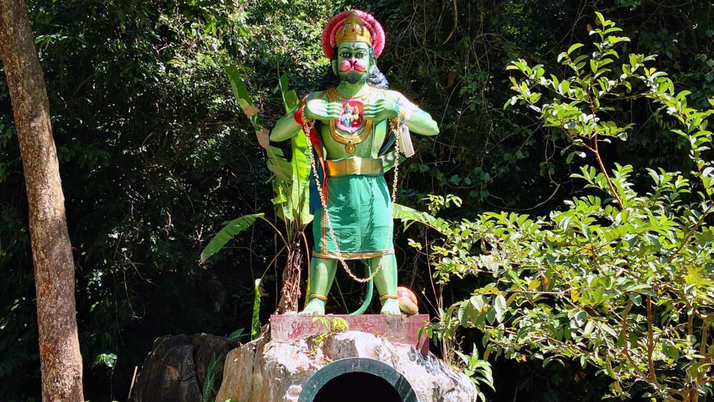 Hanuman statue on Langkawi, Malaysia