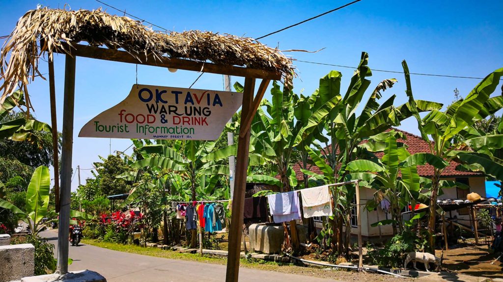 Warung Oktavia in the Monkey Forest Street, Tetebatu