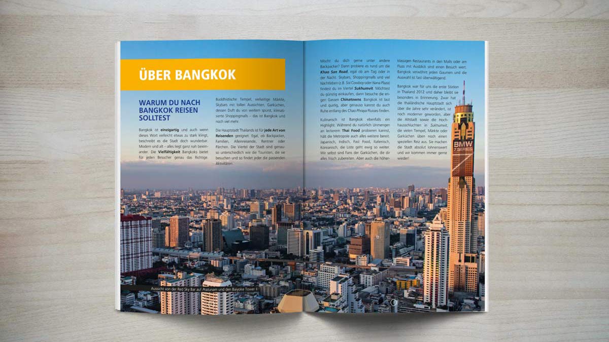 Bangkok Reiseführer für Einsteiger: 3 Tage in Bangkok - Buch Innenansicht