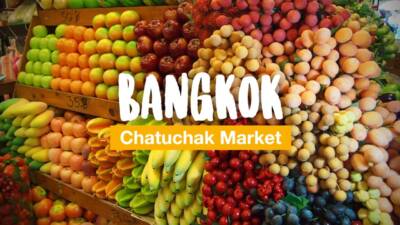 Low-priced shopping while traveling - the Chatuchak Market in Bangkok