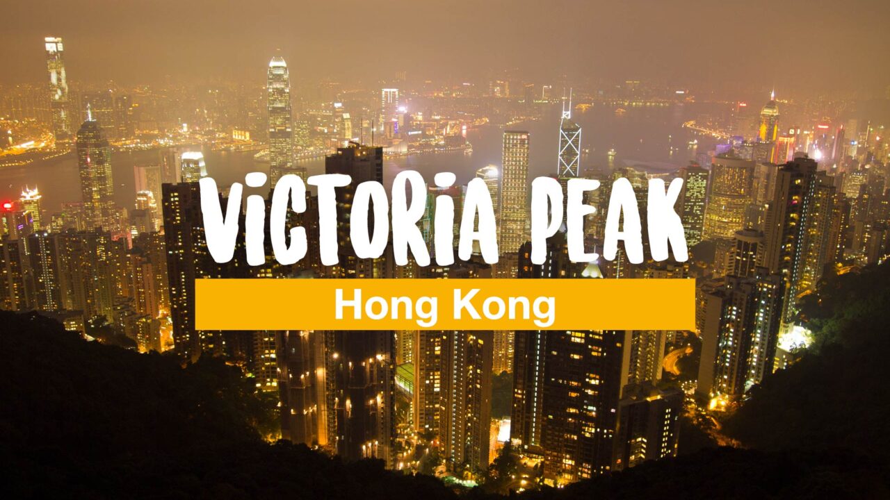 Hong Kong Und Der Ausblick Vom Victoria Peak