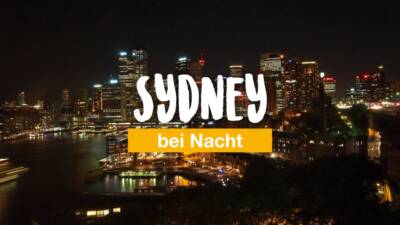 Wundervolles Sydney bei Nacht