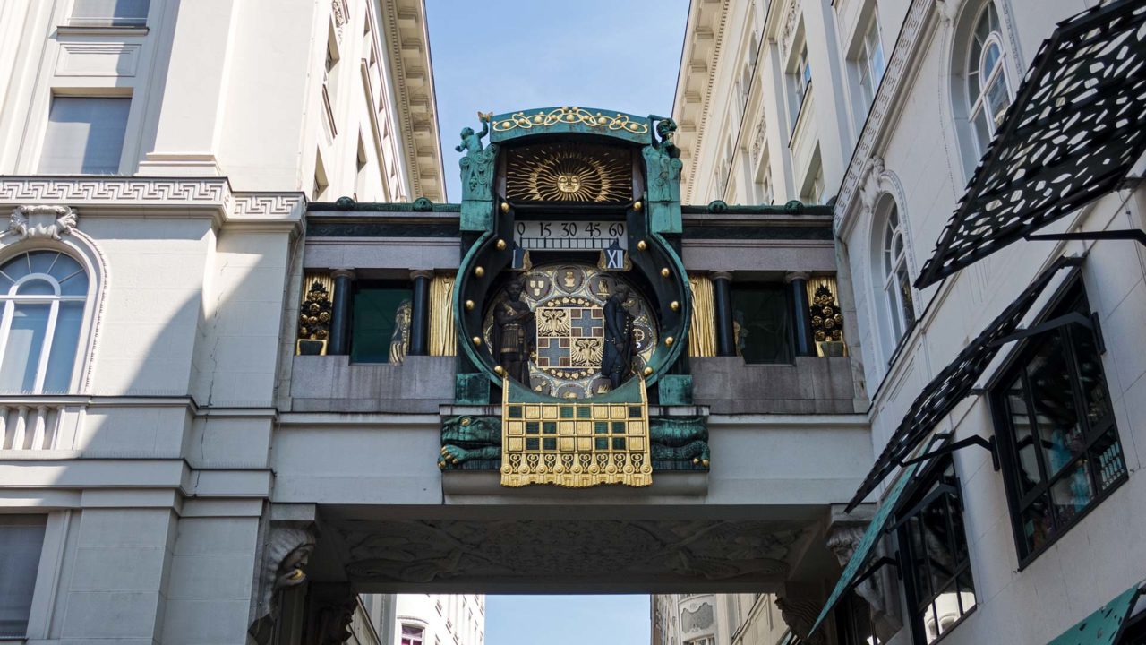 The famous Ankeruhr of Vienna