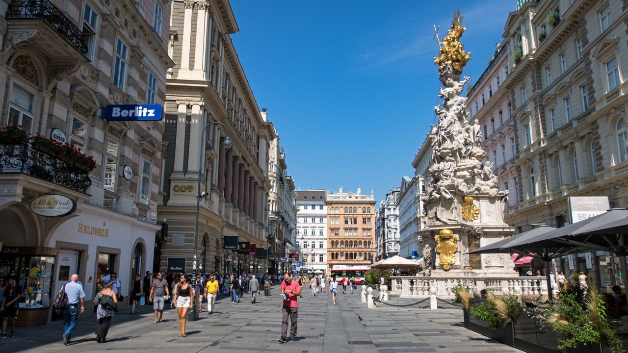The Graben, shopping street in Vienna