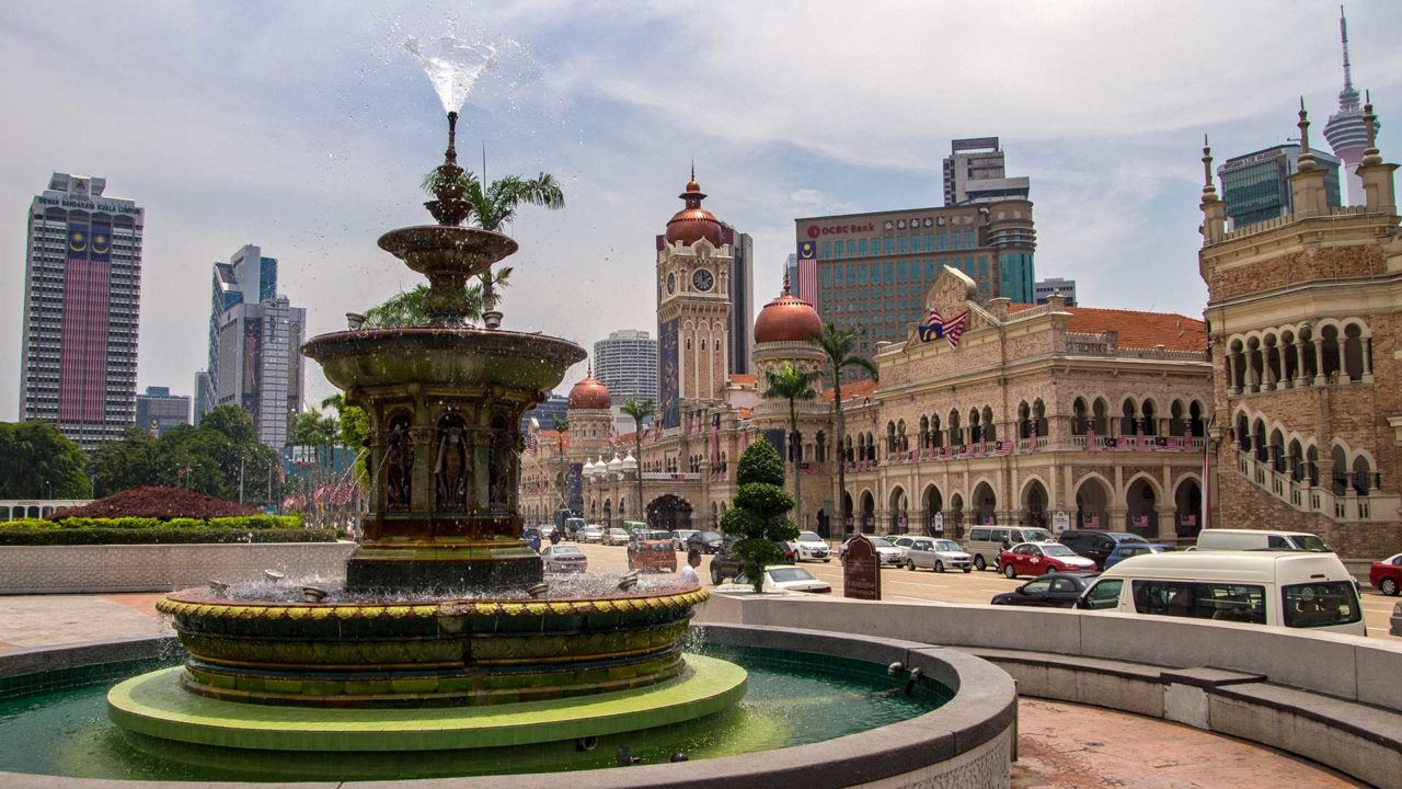 Der Merdeka Square von Kuala Lumpur