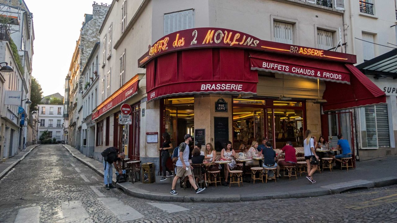 Das Café des 2 Moulins aus dem Film die fabelhafte Welt der Amélie