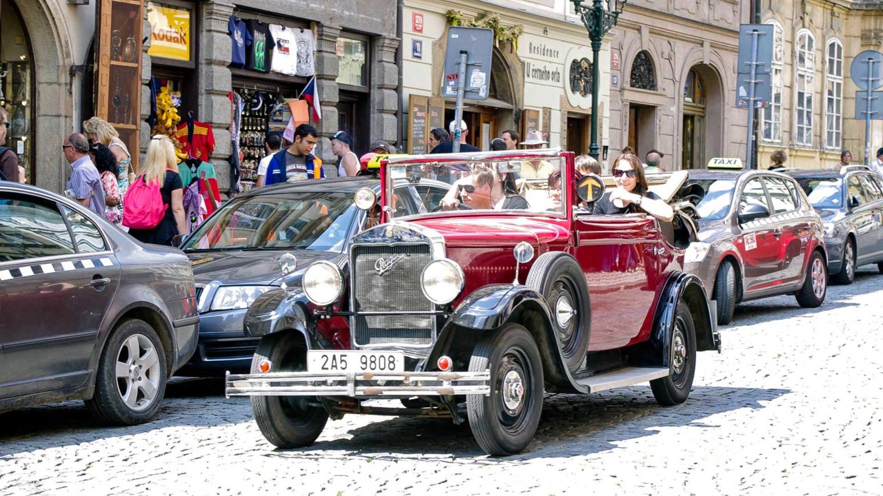 Oldtimer in Prag