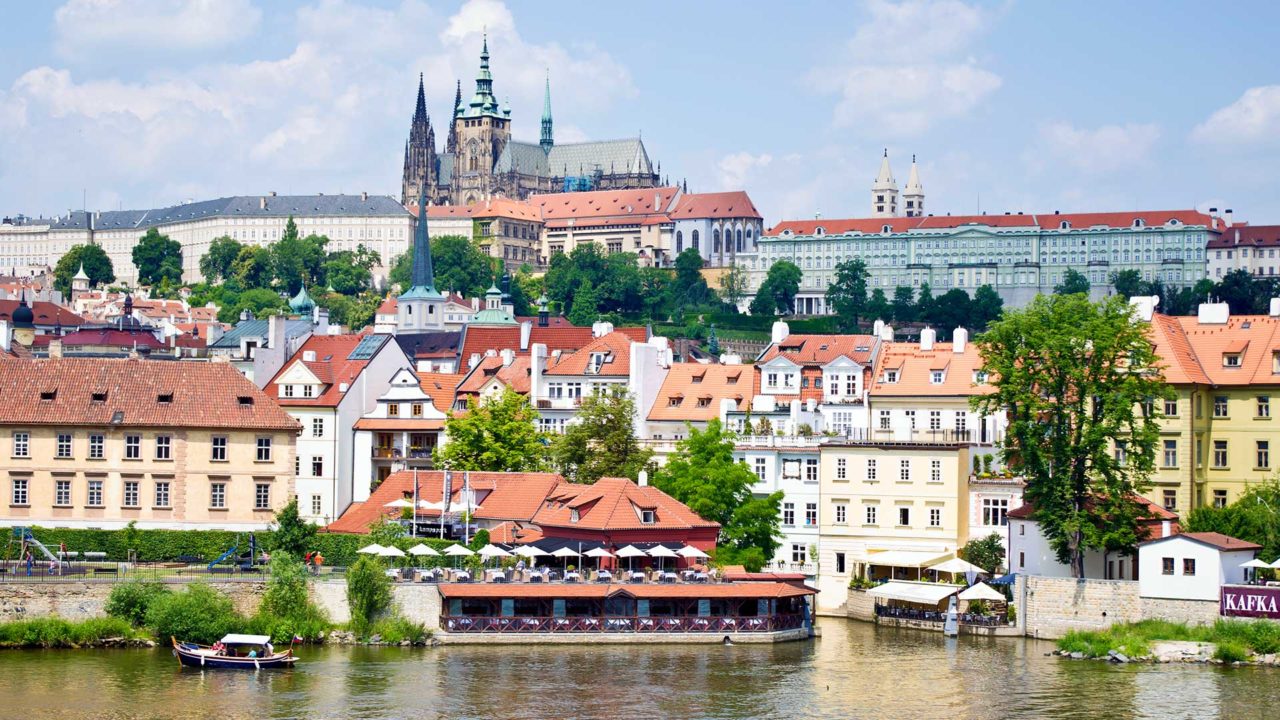 The view at the Prague Castle (Hradčany)