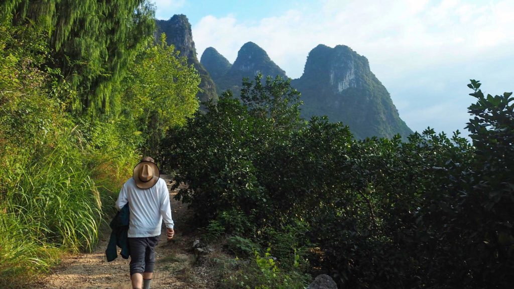 Hike up Laozhai Hill in Xingping