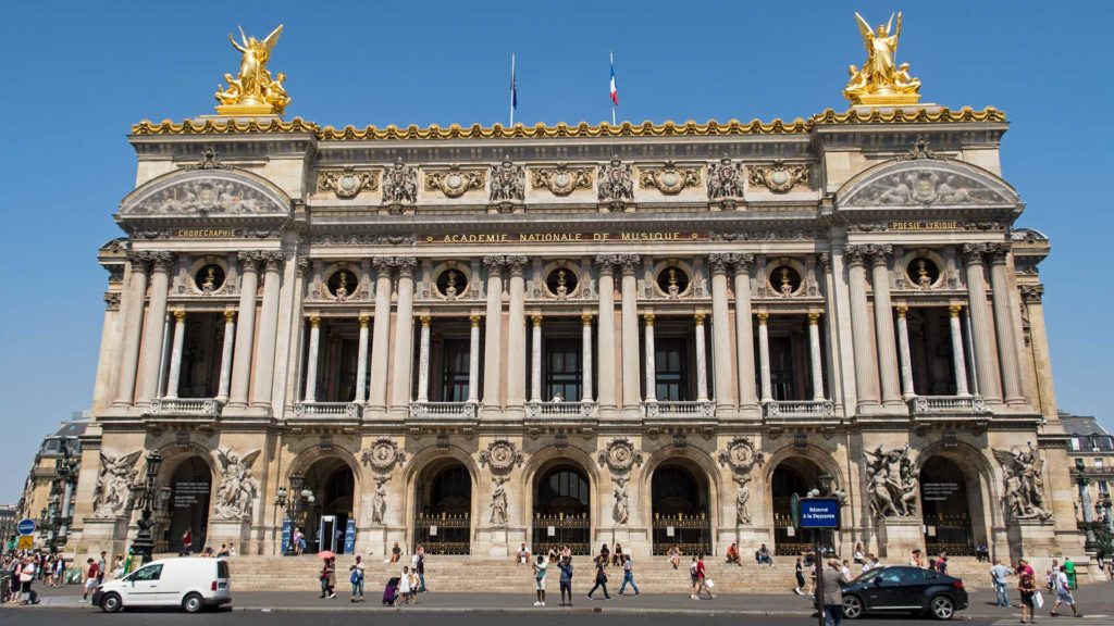 Opera Garnier, one of the two operas of Paris