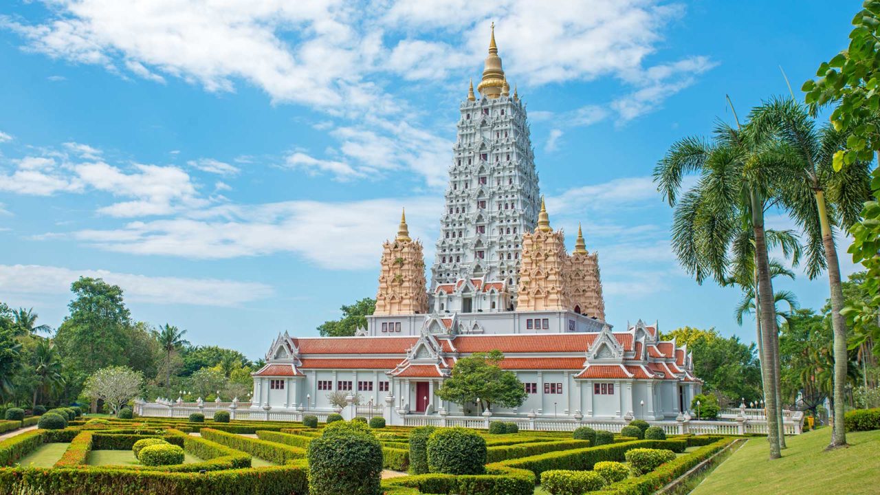 The Wat Yansangwararam near Pattaya