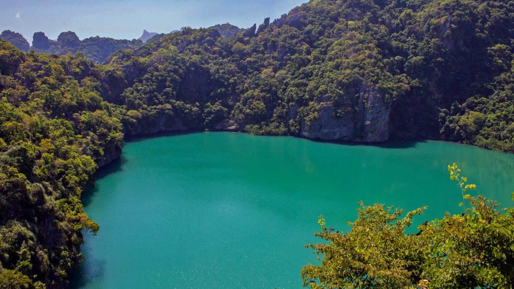 The blue lagoon, Emerald Lagoon on Koh Mae Ko