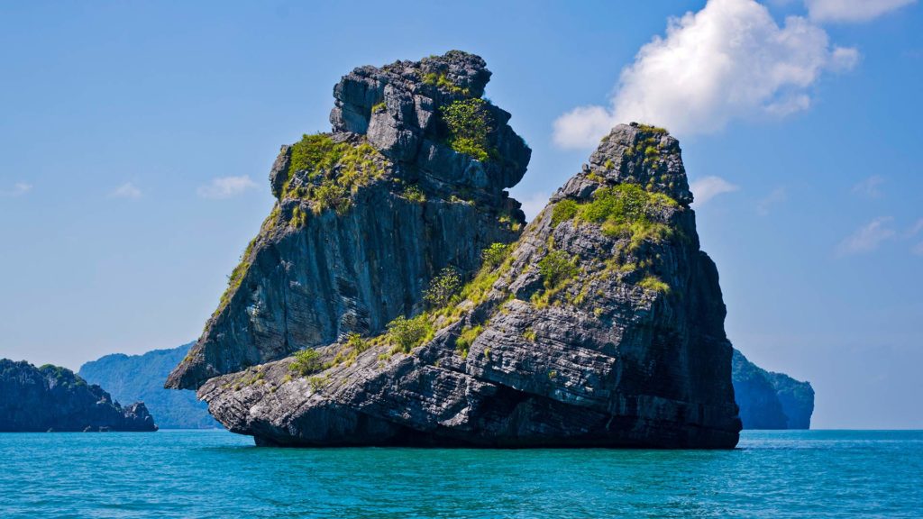 The Monkey Rock in the Ang Thong Marine National Park