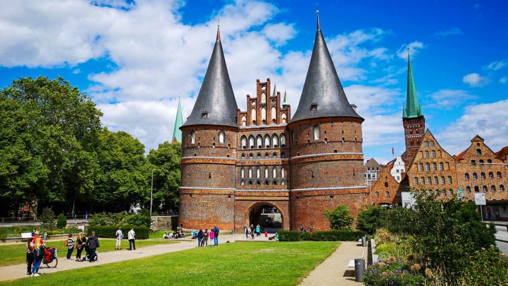 The famous Holstentor of Lübeck