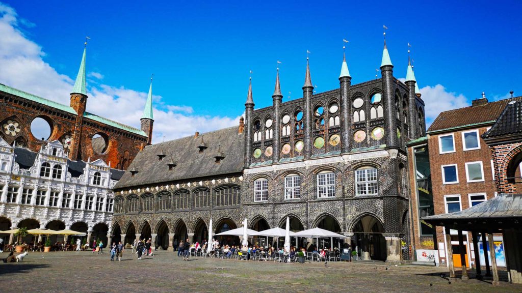 Das Rathaus von Lübeck