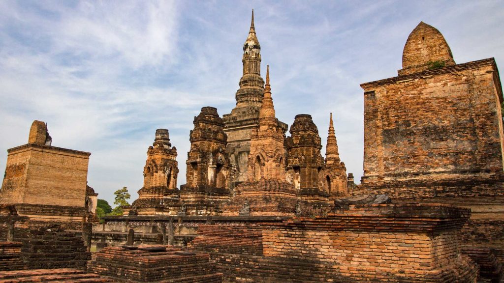 Im Wat Mahathat von Sukhothai